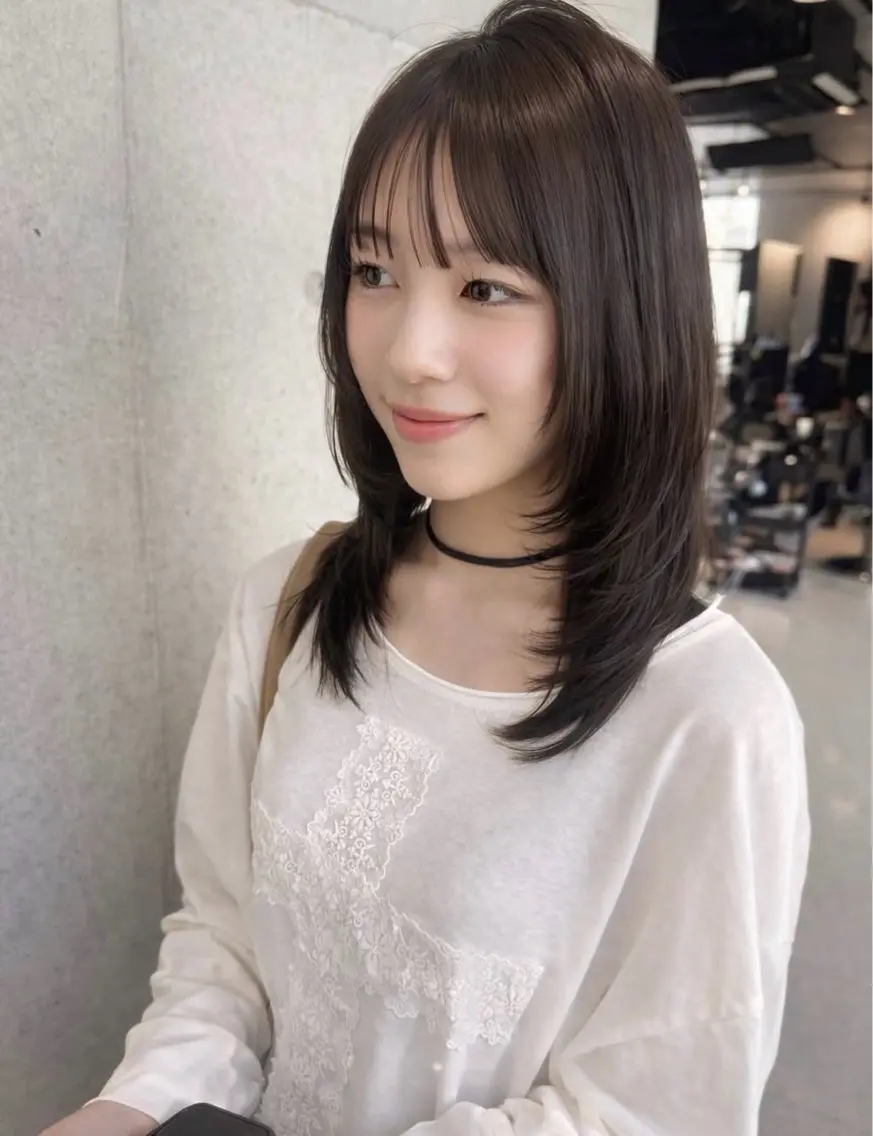 ロング カラー パーマ ヘアアレンジ カット ヘアカラー トリートメント 艶髪縮毛矯正/透明感 カラー/YUKAのヘアスタイル