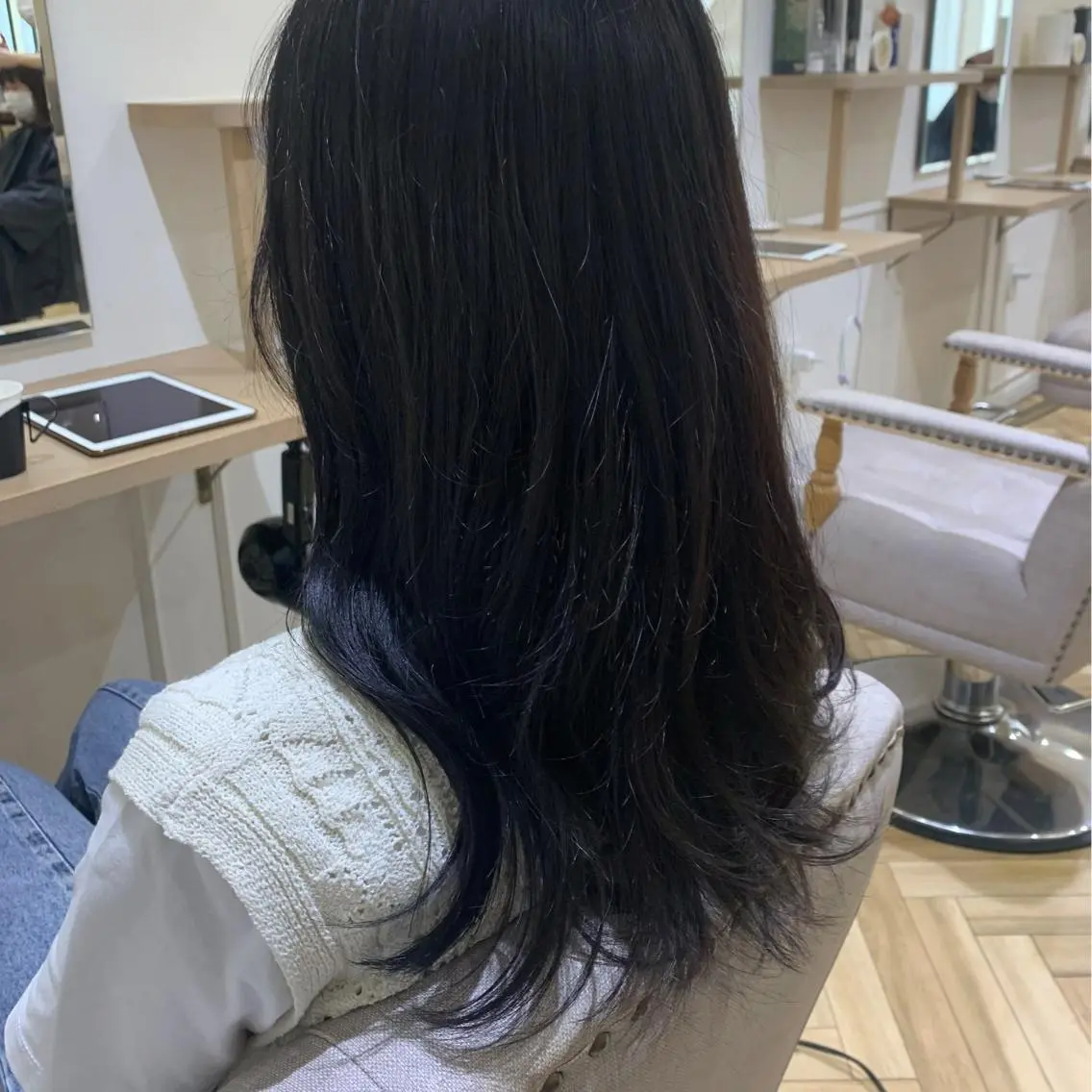 セミロング カット ヘアカラー トリートメント 韓国ﾍｱ&ｼｮｰﾄ ボブ💜桑原のヘアスタイル
