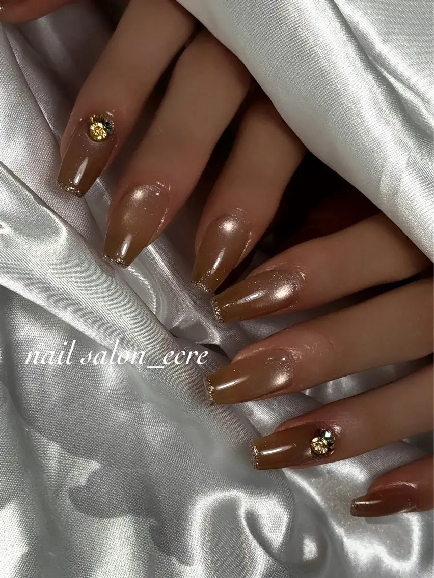 ネイル マグネットネイル ハンドネイル フットネイル nail salon _ecreのネイルデザイン