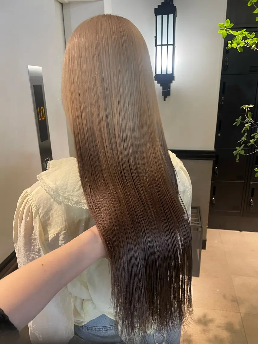 ロング カラー ヘアアレンジ ヘアカラー トリートメント 透明感カラー/推しカ ラー☁️JURAのヘアスタイル