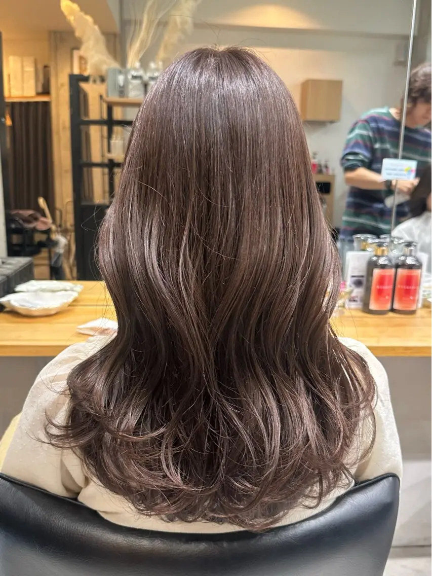 セミロング カラー カット ヘアカラー トリートメント 透明感カラー/ボブ /佐藤伶のヘアスタイル