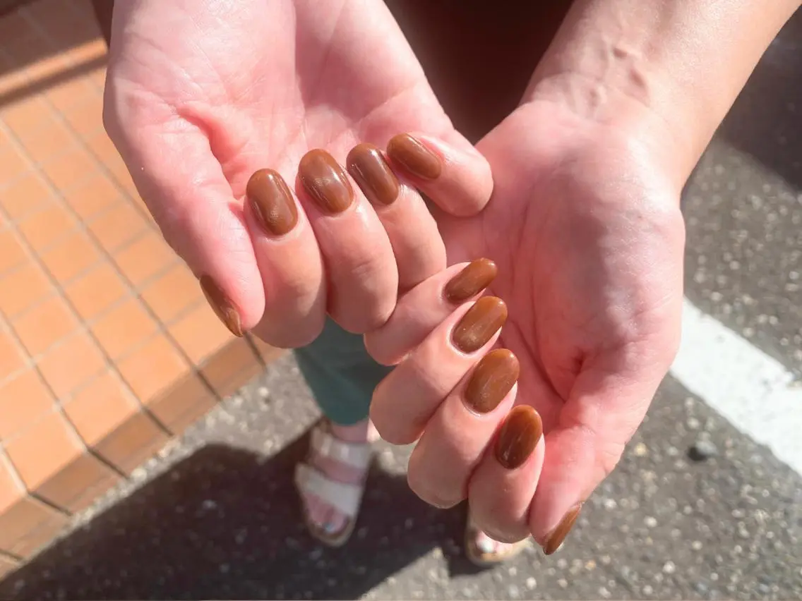 hand ワンカラー/グラデ🤍[オフ込み]の写真