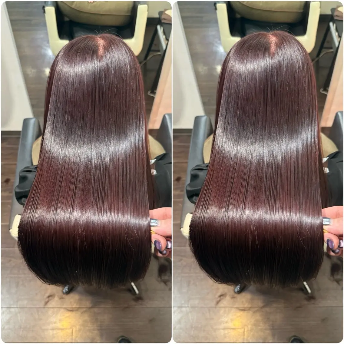 ロング カラー カット ヘアカラー トリートメント ヘッドスパ 🌹ULTOWA🌹 髪質改善/縮毛/店長のヘアスタイル