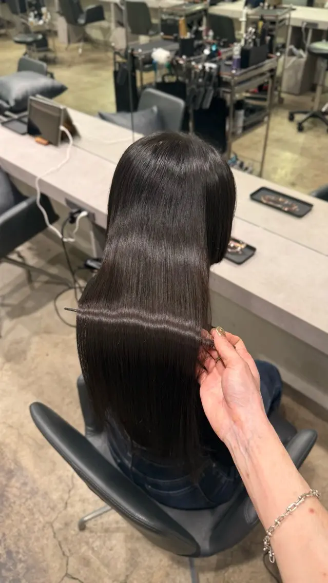 ロング 髪質改善 トリートメント 髪質改善/美髪矯正✨ オノ カツマのヘアスタイル