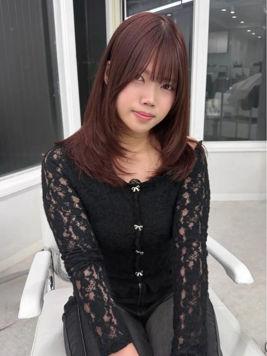 ロング カラー カット ヘアカラー トリートメント 大阪梅田/ イマムラミヅキのヘアスタイル