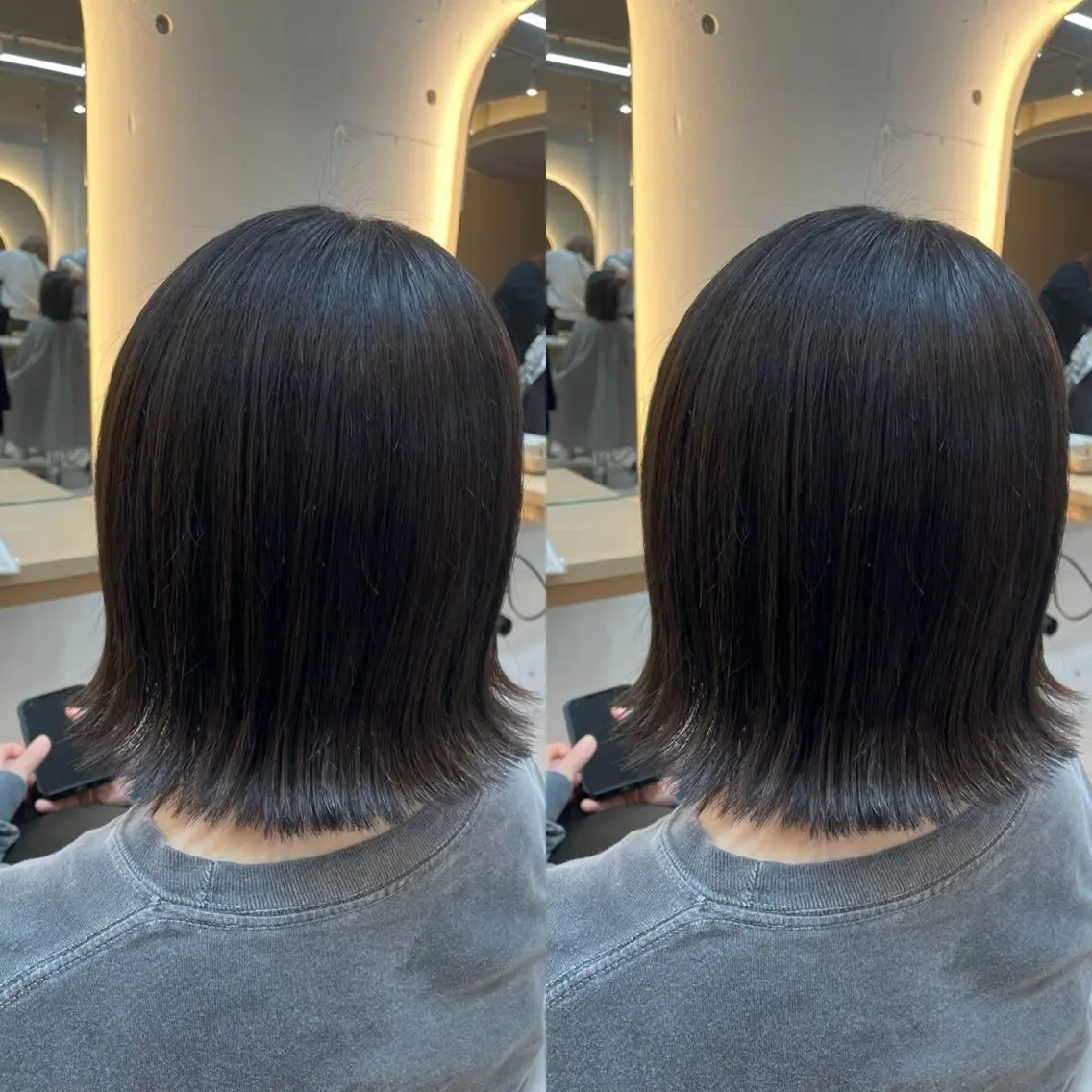 ショート ボブ カット ヘアカラー トリートメント カットモデル募集🍒 りおのヘアスタイル