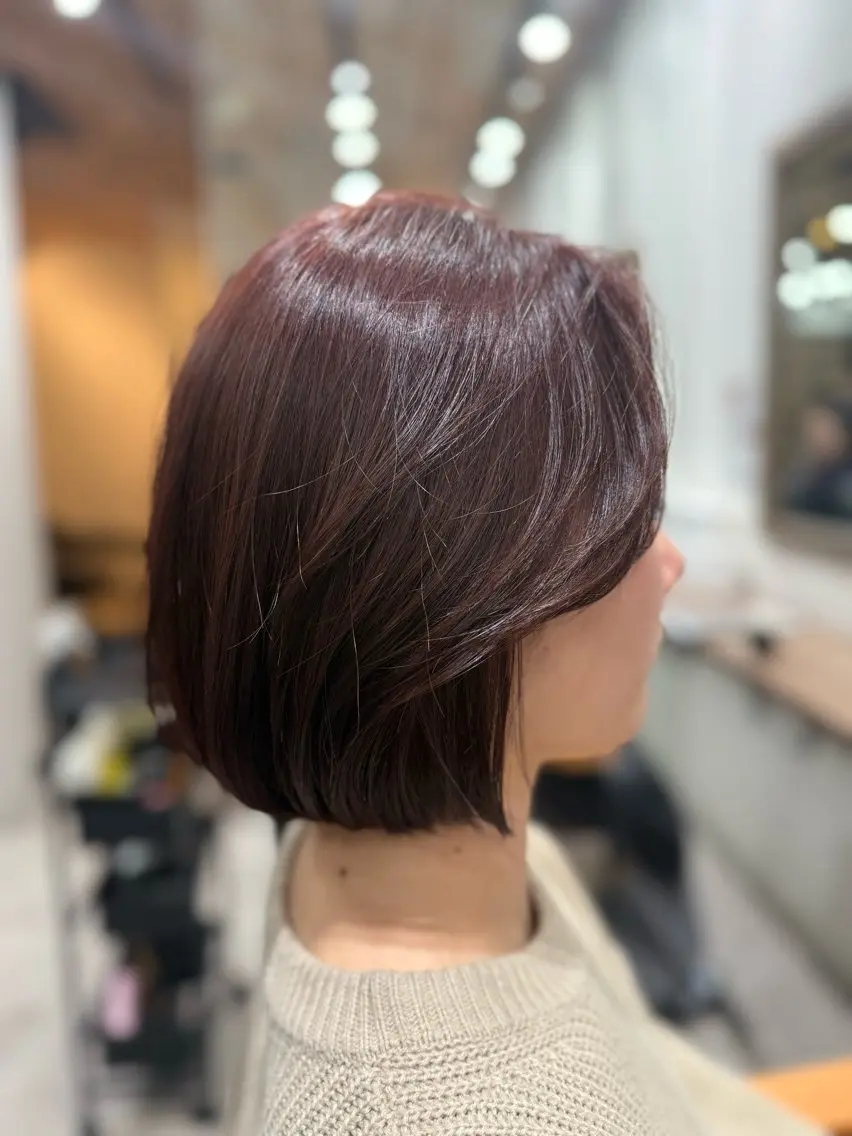 ショート カット ヘアカラー トリートメント 🌺海外レイヤー /艶髪🌺舟橋瑞稀のヘアスタイル
