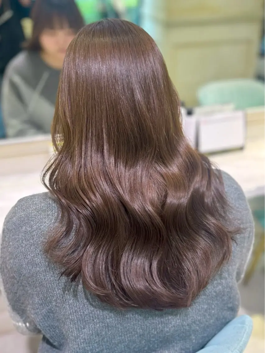 カラー ヘアカラー トリートメント 💙透明感艶カラー/ ゆうな💙のヘアスタイル