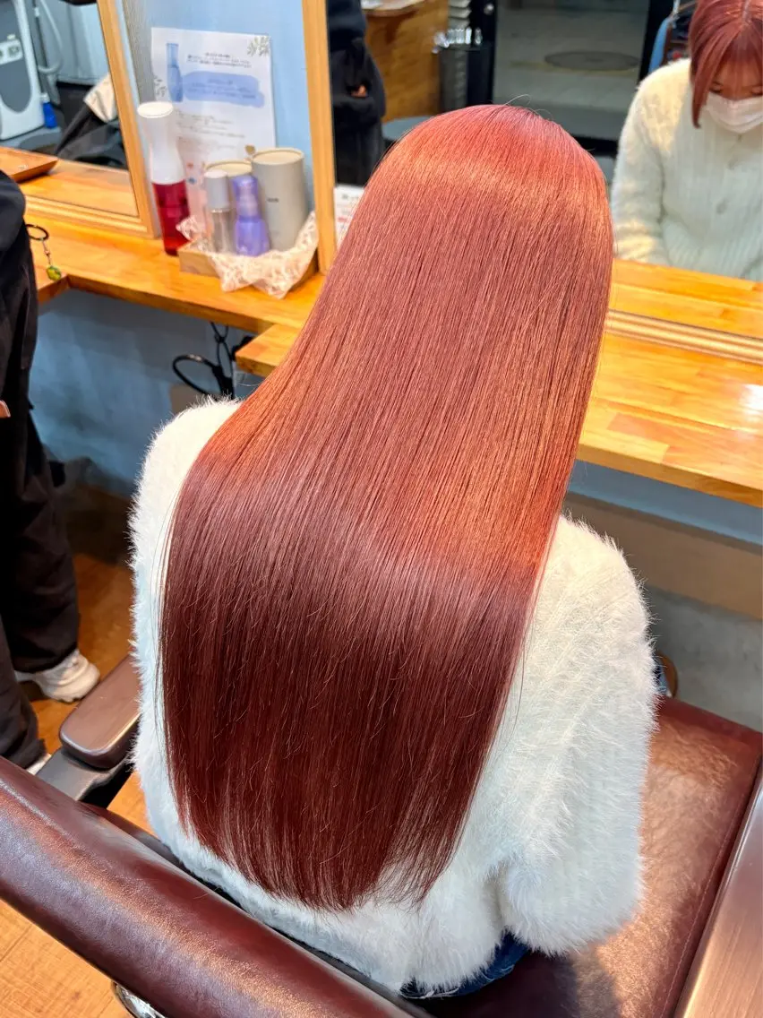 ロング カラー ヘアカラー トリートメント 髙木 優人のヘアスタイル