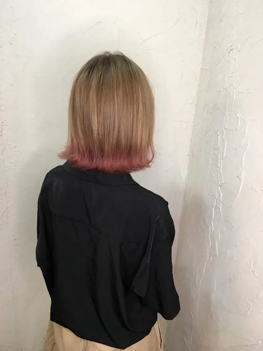 ブリーチ&カラー(イルミナカラー対応)&カット&トリートメントの写真