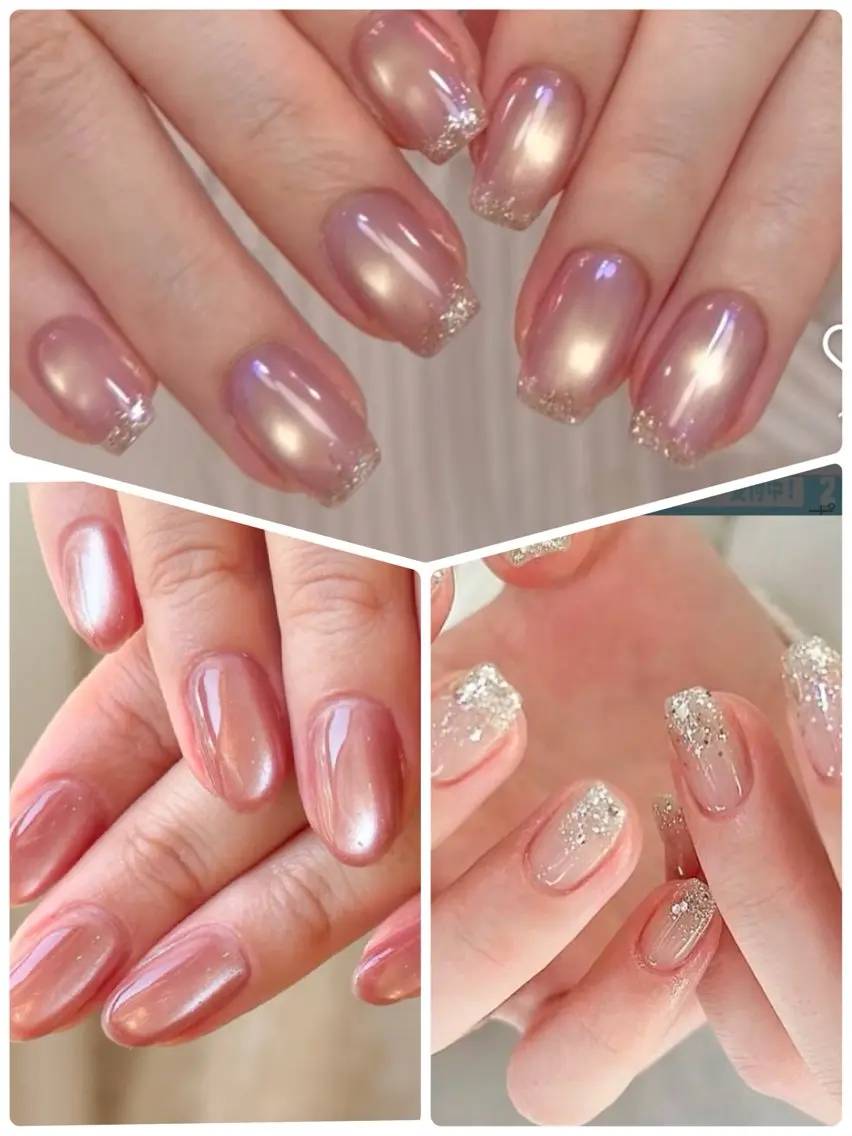 美爪💖ワンカラー/マグネット🧲/ラメグラデーション💅300色から選べる💅パラジェル+550/オフあり+1000の写真