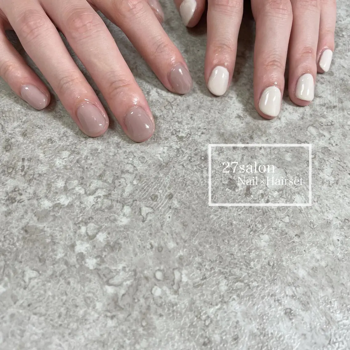 ネイル ワンカラーネイル 27salon yuinaのネイルデザイン