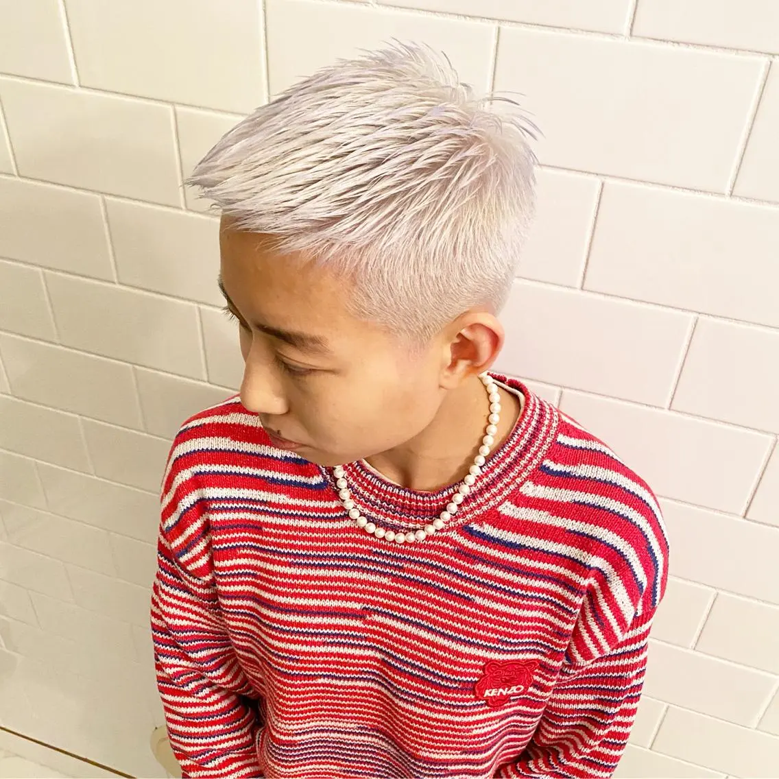 ショート カラー パーマ ヘアアレンジ キッズ ネイル マツエク・マツパ 中元 淳のヘアスタイル