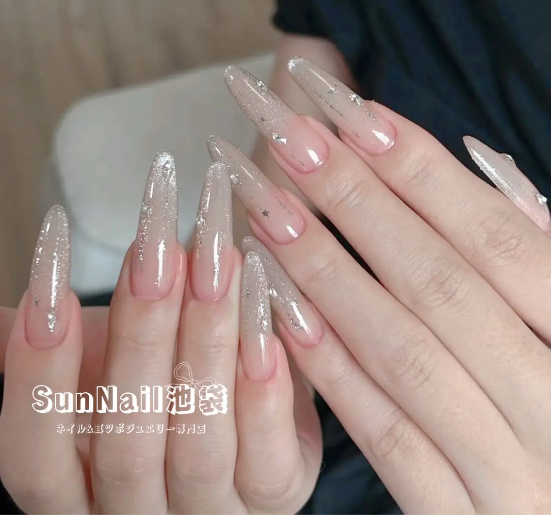 ネイル チークネイル 長さ出し フレンチネイル ガーリー 韓国ネイル ハンドネイル ハンドケア Sun Nail 池袋のエステ・リラクイメージ