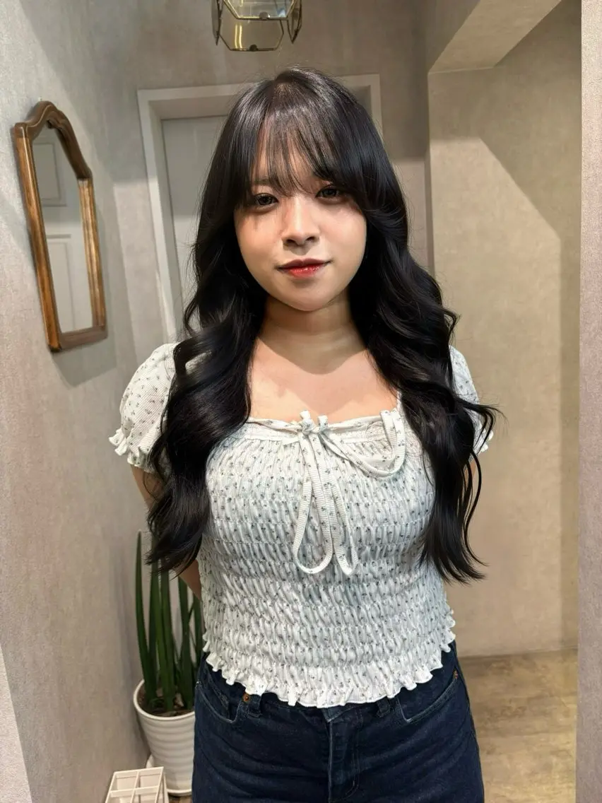 ロング ヘアカラー 透明感モテスタイル 💞SHIORI💞のヘアスタイル