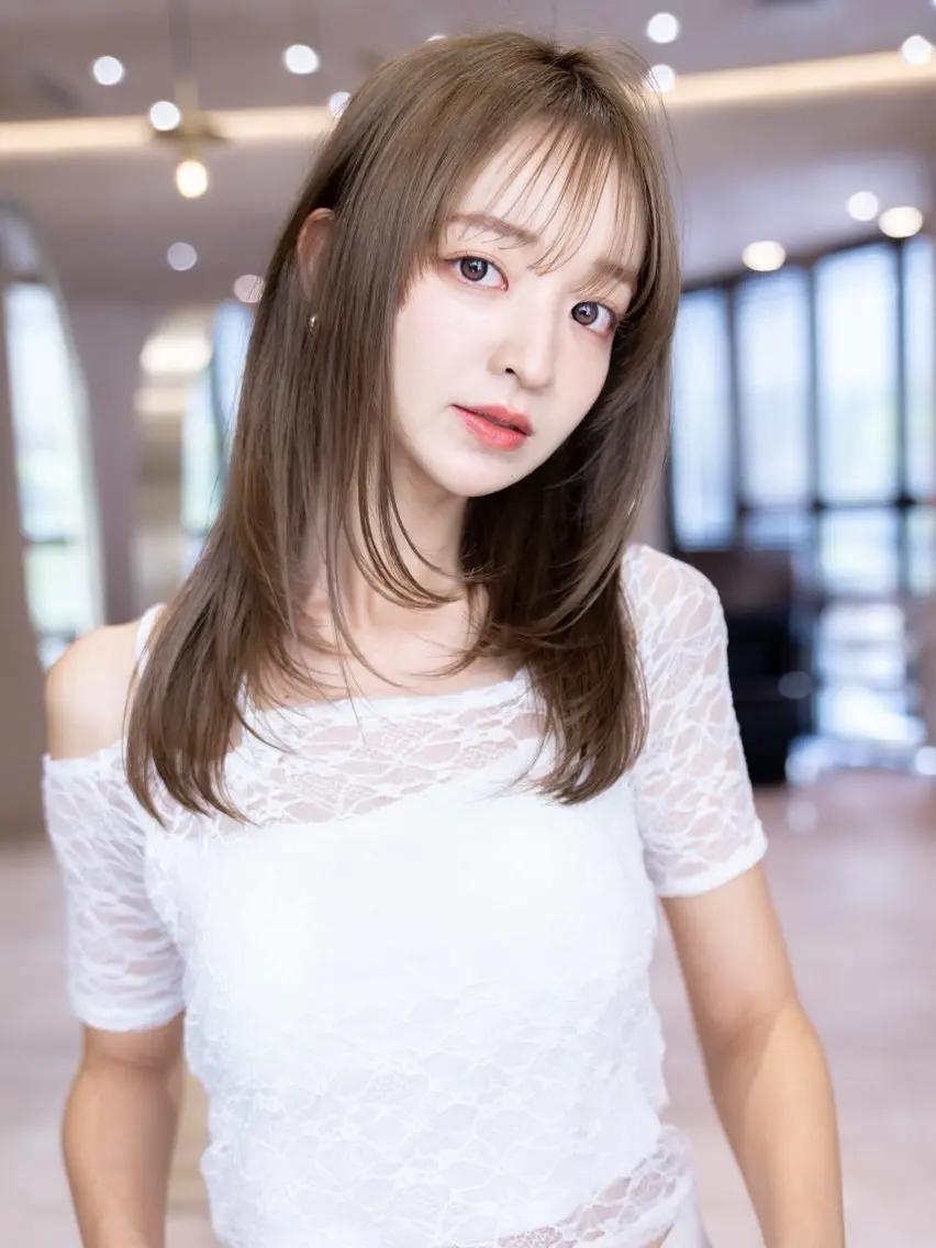 ロング カット 渋谷/韓国レイヤー ハッシュ/堅亘🟩のヘアスタイル