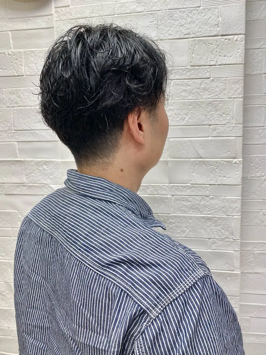 パーマ メンズ メンズパーマ 刈り上げ 🌙𝑳𝑼𝑵𝑨 工藤/メンズカット✂のヘアスタイル