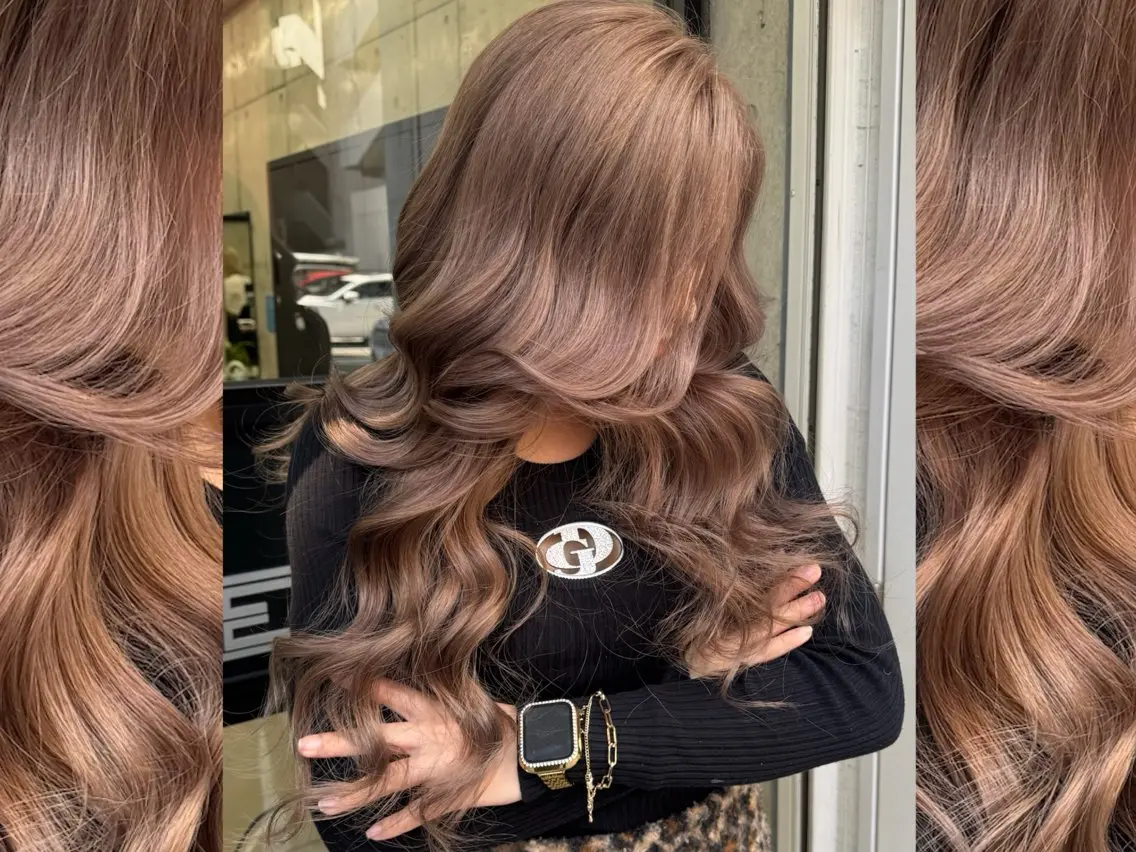 ロング ヘアカラー 齋藤 梨乃のヘアスタイル