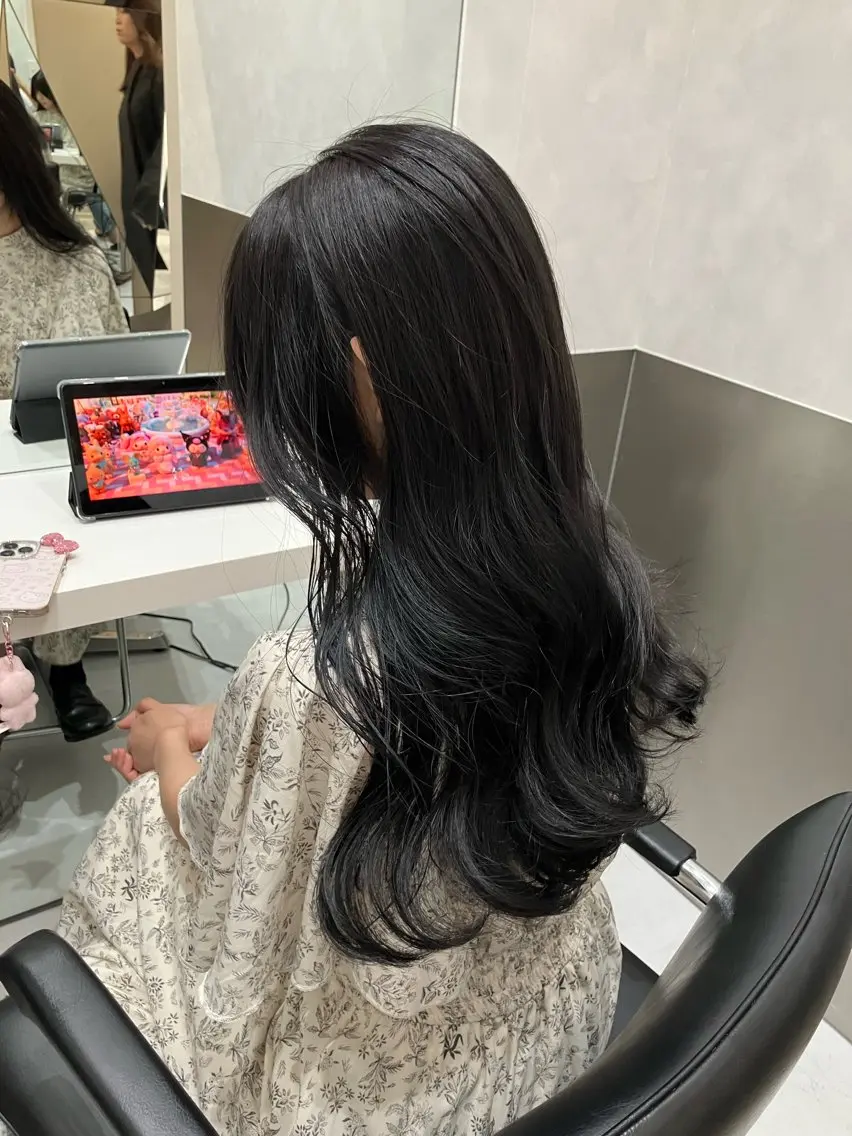 カラー カット ヘアカラー トリートメント 💖ブリーチなし透明 感💖ASAHIのヘアスタイル