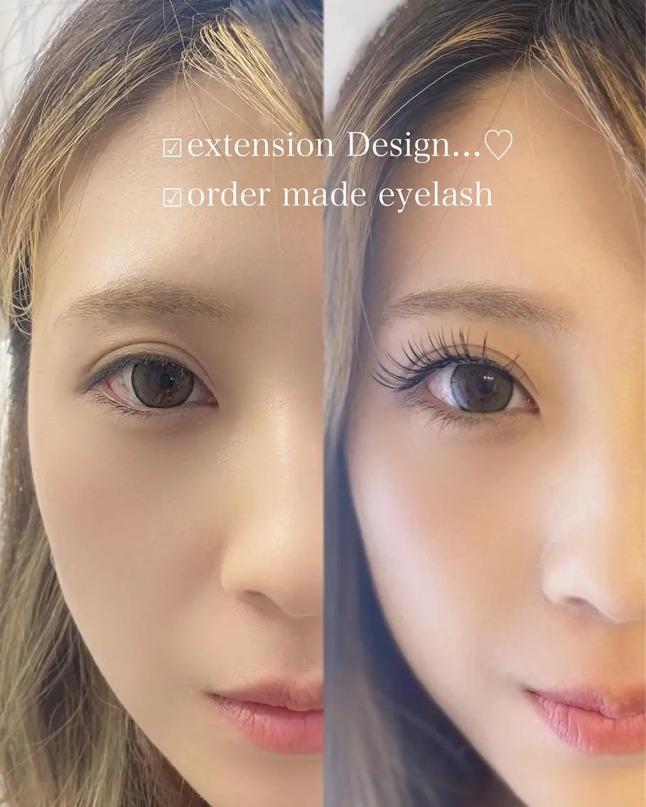 マツエク・マツパ yeon|烏丸御池 まつ毛・眉毛専門店のマツエク・マツパデザイン