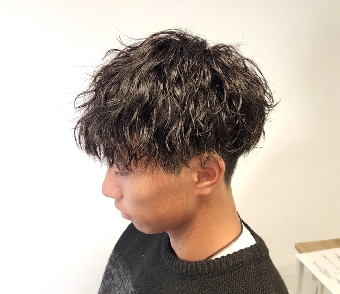 ショート パーマ メンズ 【イケメン風パーマ】 SHOFYのヘアスタイル