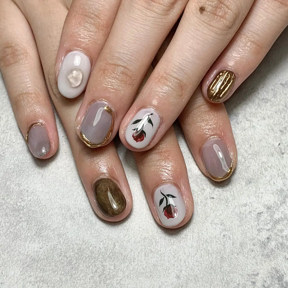 ネイル ハンドネイル FIORITURA aiのネイルデザイン