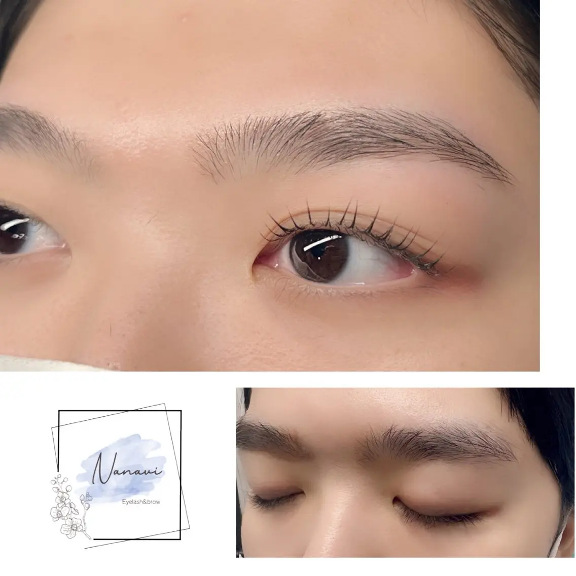 アイブロウ マツパ Nanavi 鮎川のマツエク・マツパデザイン
