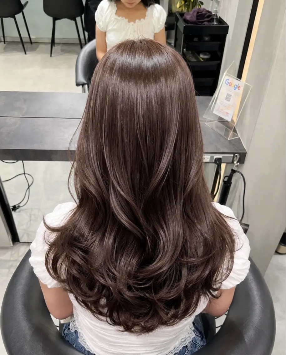 ロング カラー ブラウンカラー 透明感カラー ナチュラルブラウン ヘアカラー トリートメント ヘアセット 美髪カラー×美髪矯正 /🌟鈴木将輝のヘアスタイル