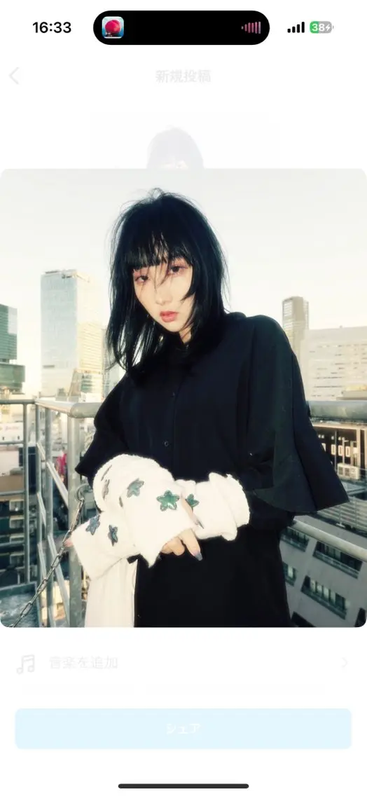 ミディアム 小顔カット ﾌﾞﾚｲｽﾞ˚✧₊⁎ ﾚｲﾔｰToriのヘアスタイル