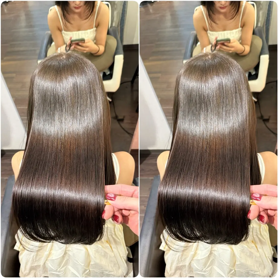 ロング カラー カット ヘアカラー トリートメント ヘッドスパ 🌹ULTOWA🌹 髪質改善/縮毛/店長のヘアスタイル