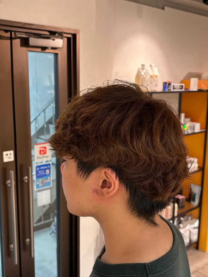 カラー メンズ 坂井 龍二のヘアスタイル