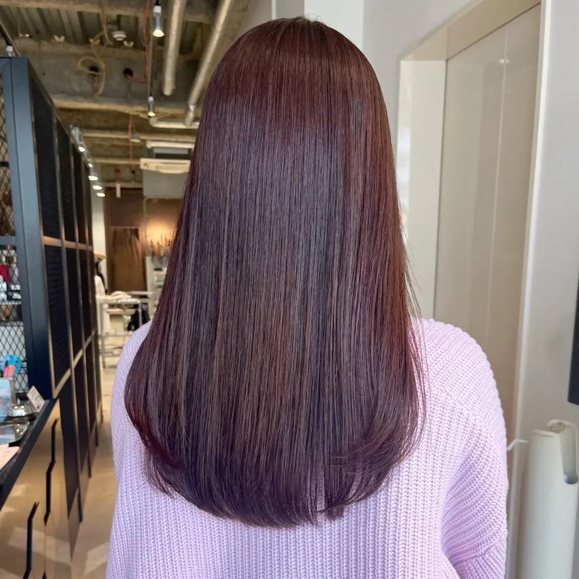 ロング かわい りほのヘアスタイル