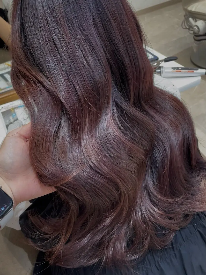 ロング カラー ブラウンカラー 髪質改善 トリートメント カット ヘアカラー トリートメント 髪質改善ケア/透明感 カラー伊藤 千尋のヘアスタイル