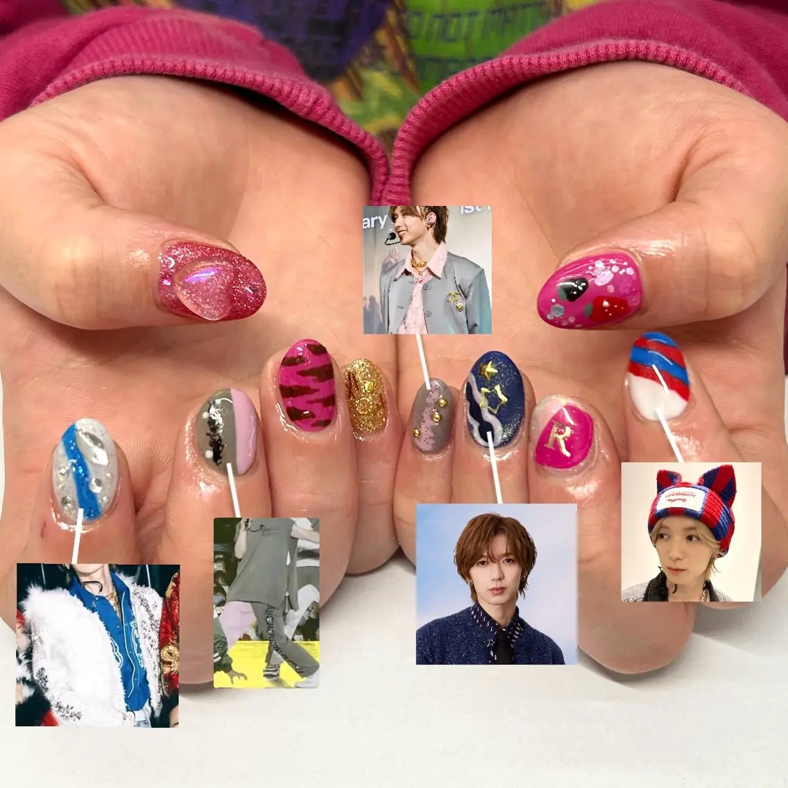 ネイル ハンドネイル one nail 【推し/概念ネイル】のネイルデザイン