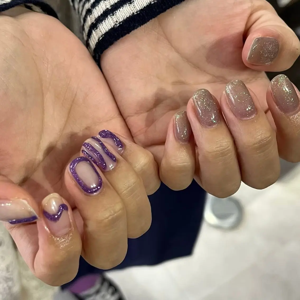 ネイル ハンドネイル フットネイル FUKA.⋆𝜗𝜚 /ゴテゴテ/ワンホンのネイルデザイン