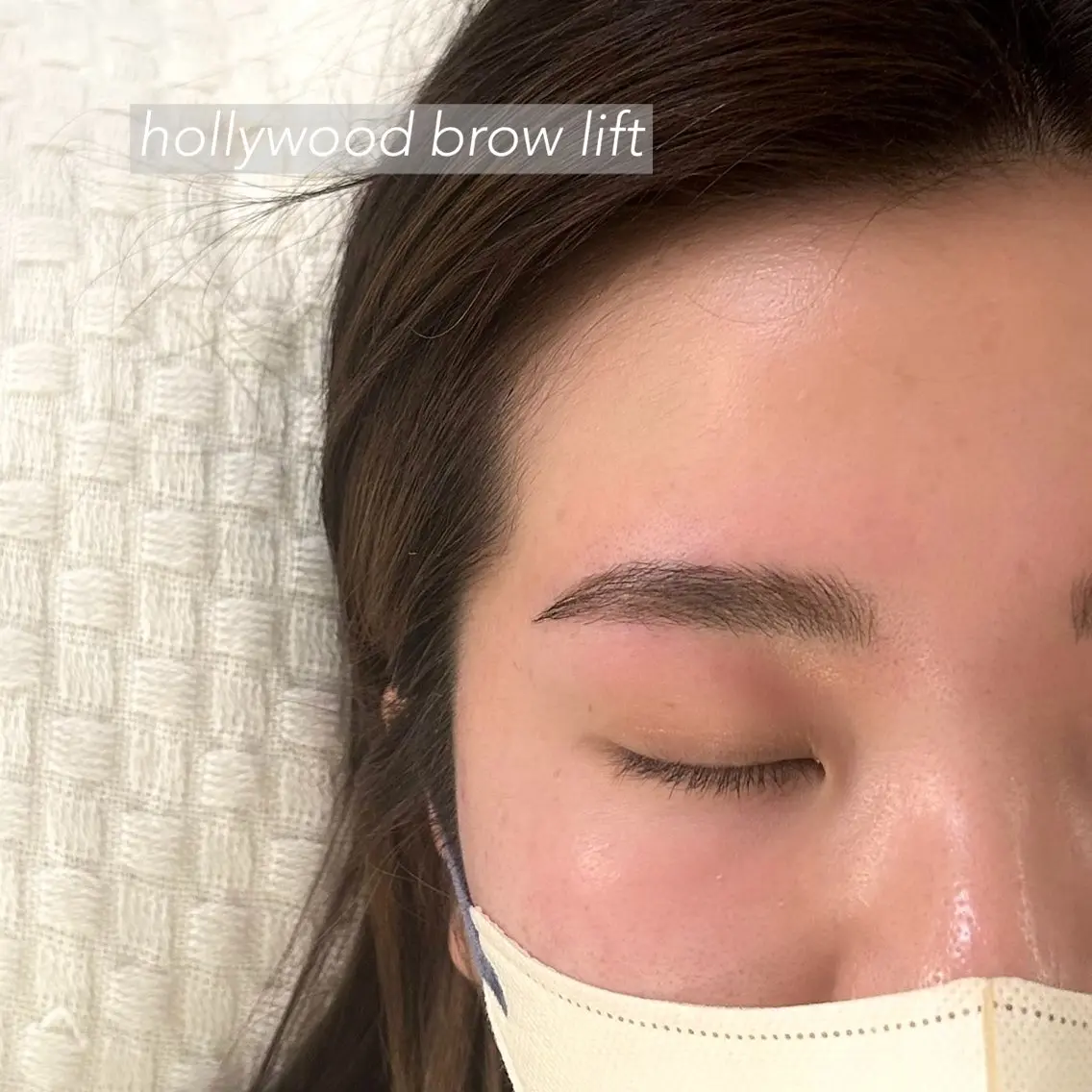アイブロウ ハリウッドブロウリフト 吉祥寺kasumi 🌛eye/browのマツエク・マツパデザイン