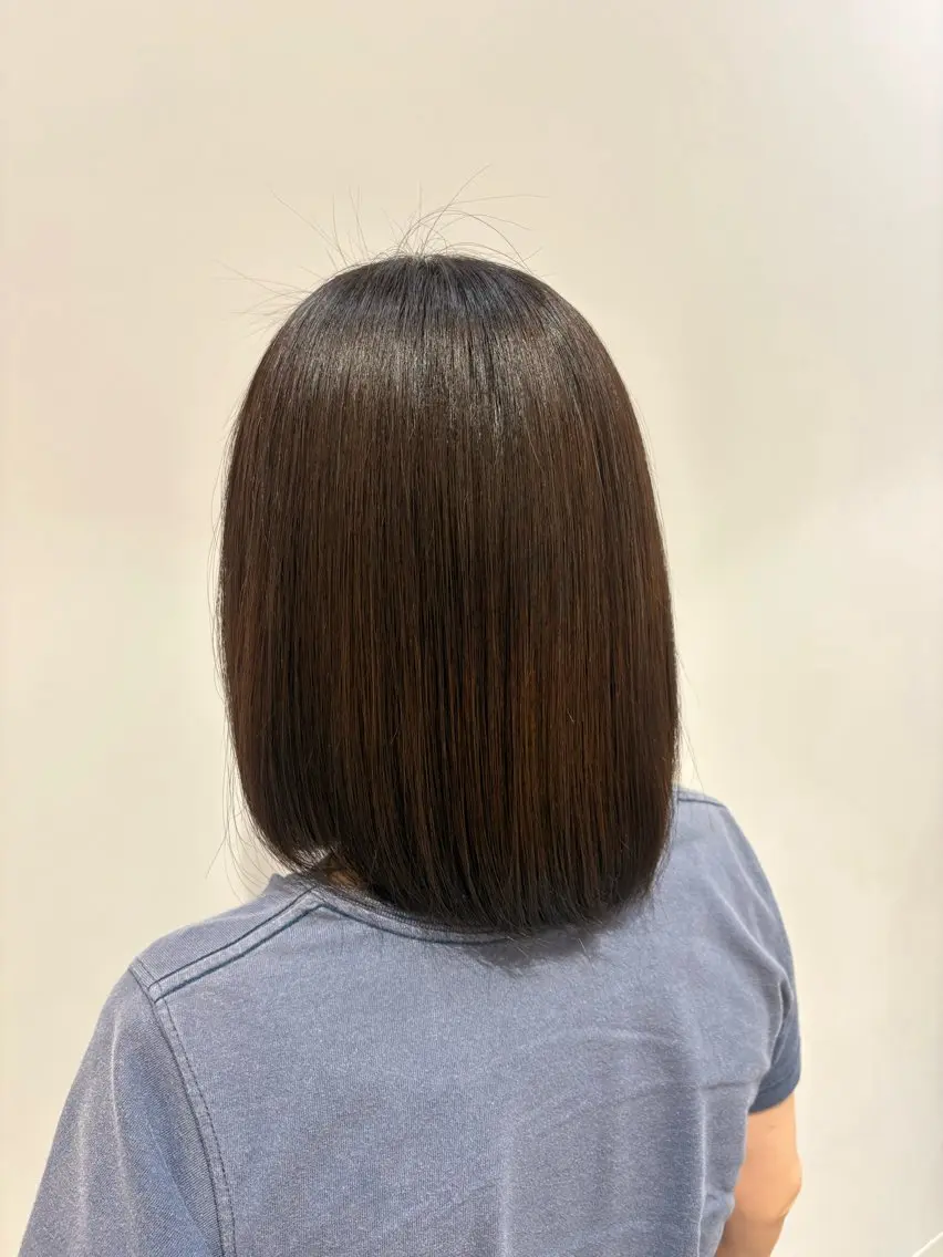 ミディアム 阿部 蒼依のヘアスタイル