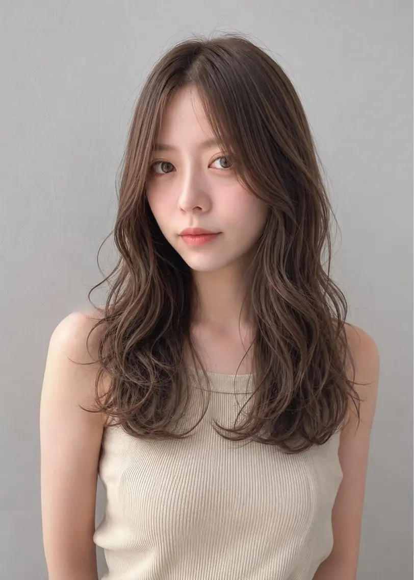 ロング パーマ パーマ トリートメント 佐藤優晟/カラー/ 癖毛ショート/表参道のヘアスタイル