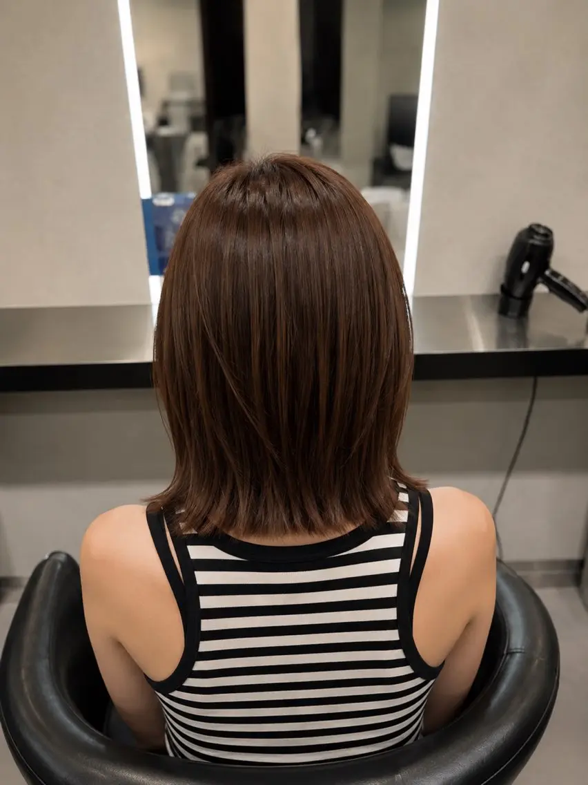 ミディアム カラー ブラウンカラー トリートメント 🌈ウルトワ水素 髪質改善naru🌈のヘアスタイル