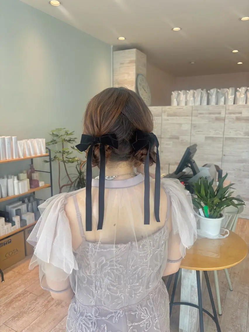 ヘアアレンジ ヘアセット メンズカットパーマ/ ヘアセット🎀Amiのヘアスタイル