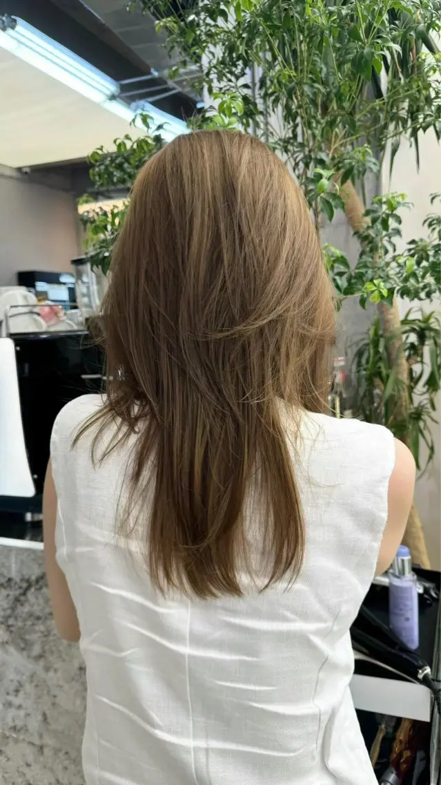 セミロング カラー 村上|髪質改善 プロデュースのヘアスタイル