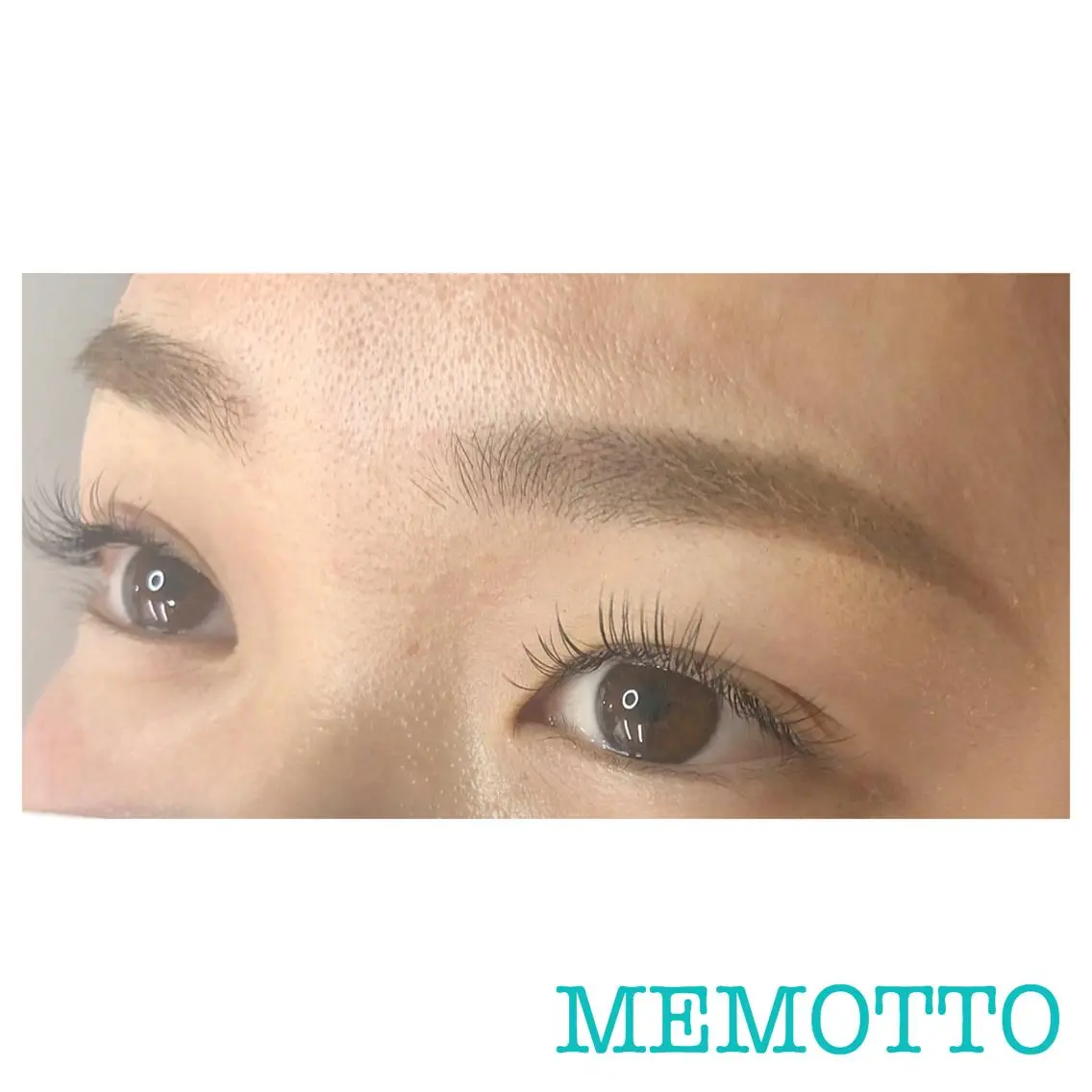 〈リピーター様〉LEDまつ毛エクステ100本+美眉WAX脱毛🌿5週以内メンテナンスの写真