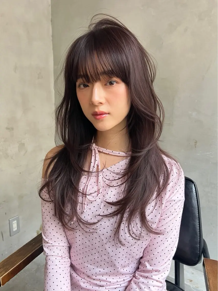 ミディアム カラー 艶髪color/ Momokaのヘアスタイル