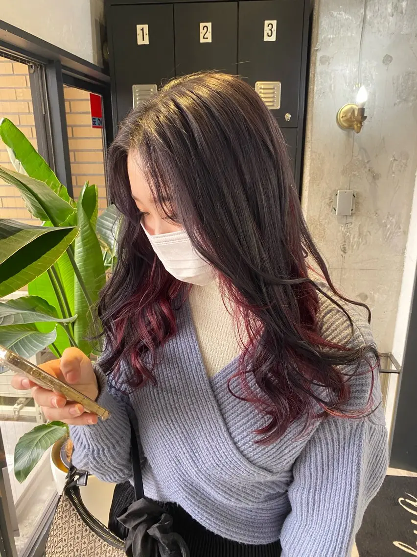 ロング カラー カット ヘアカラー トリートメント ヘアセット 🌻Insta指名 NO.1🌻Shoのヘアスタイル