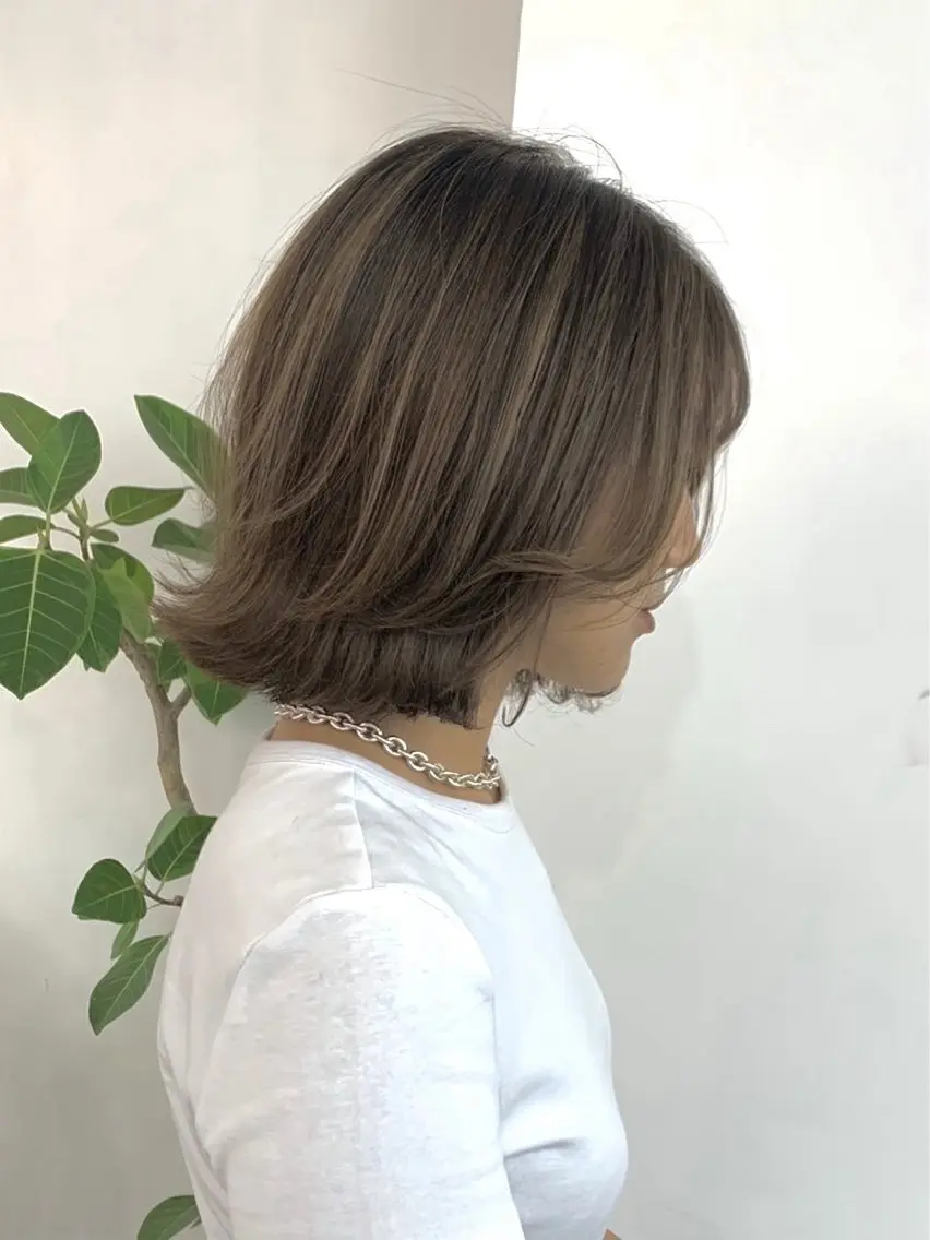 ショート カラー ヘアカラー 似合わせ×ハイトーン ブリーチカラー/大雅のヘアスタイル