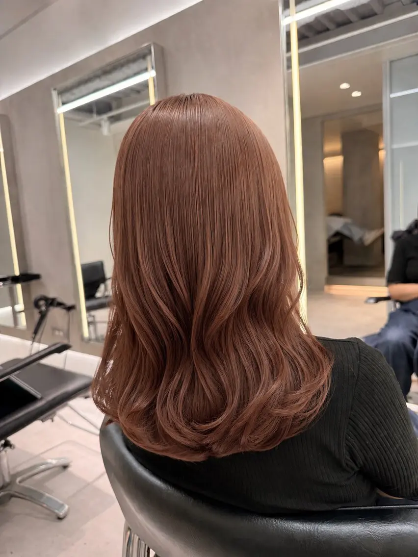 ロング カラー カット ヘアカラー 松戸レイヤーカット 塚原悠斗のヘアスタイル
