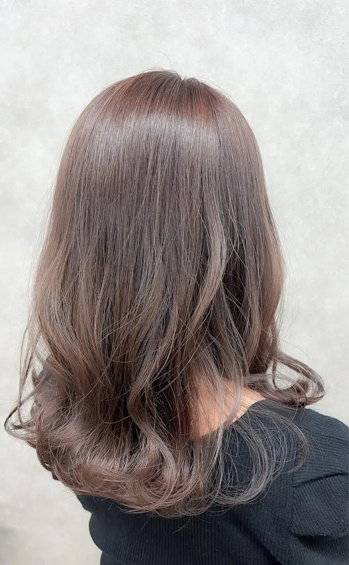 ミディアム カラー 成田 美樹のヘアスタイル