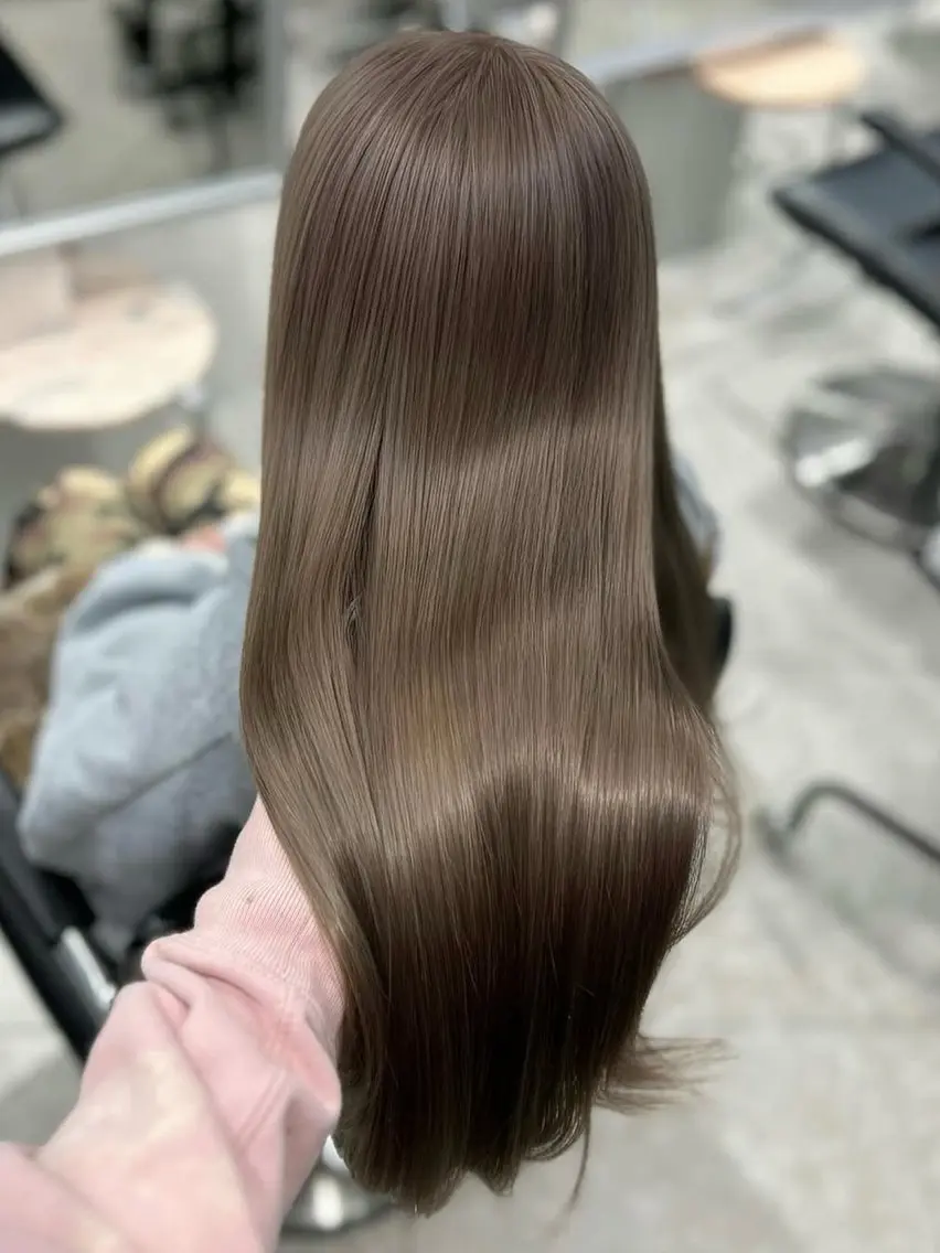 【寒色ワンカラー+トリートメント】🩵💚の写真