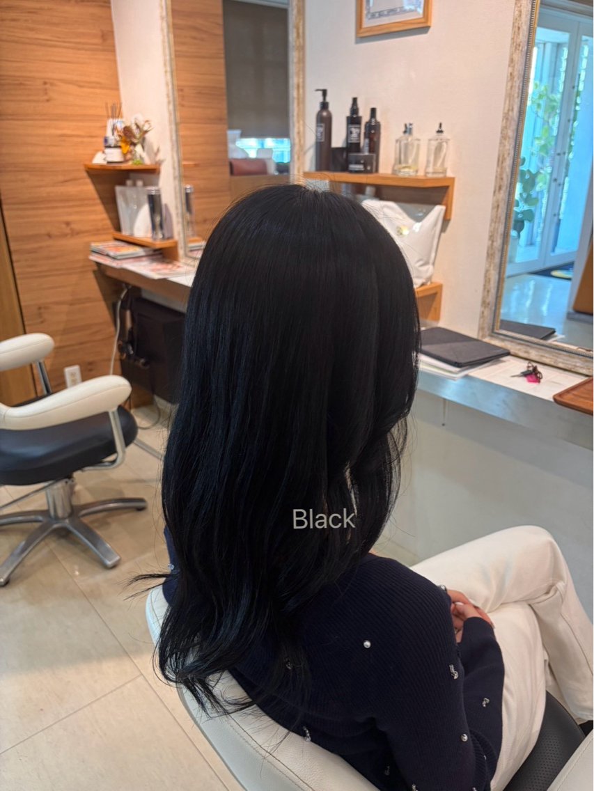 ロング ヘアカラー hair bonitaのヘアスタイル