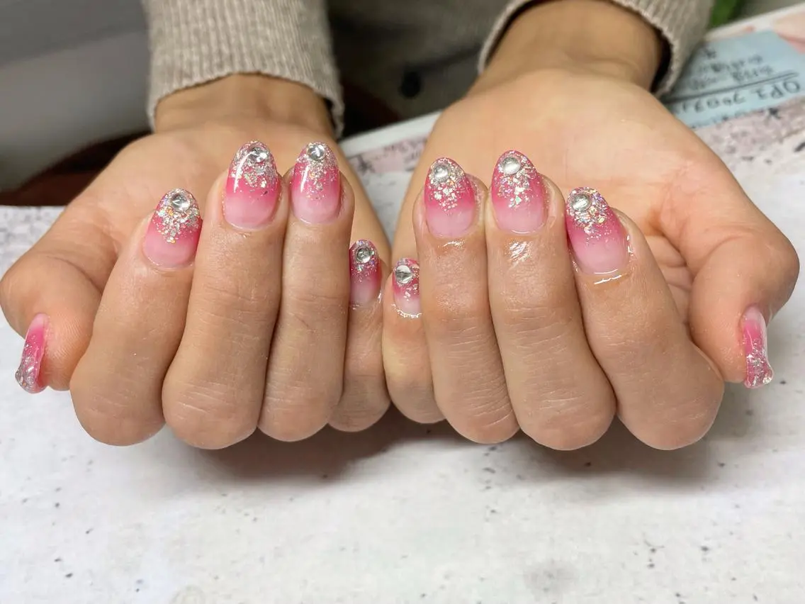 ネイル キラキラネイル nail salon アトリエBONOのネイルデザイン